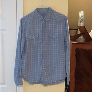 Lucky Brand Mens Linen Shirt